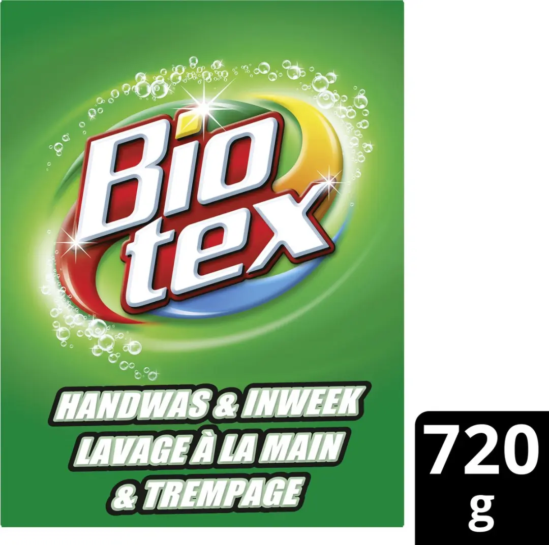 BIOTEX Waspoeder met Enzymen 720g - Gekleurde Was