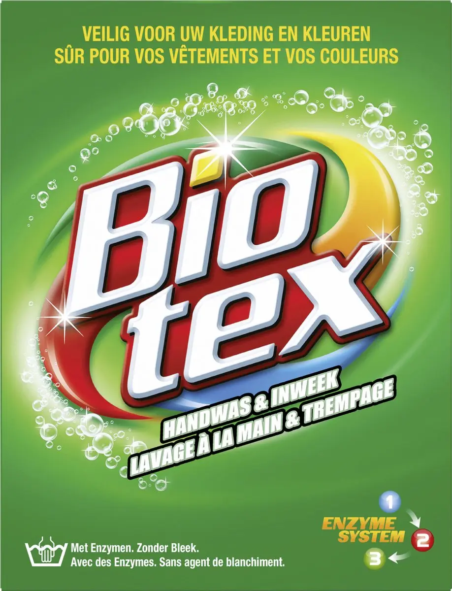 BIOTEX Waspoeder met Enzymen 720g - Gekleurde Was