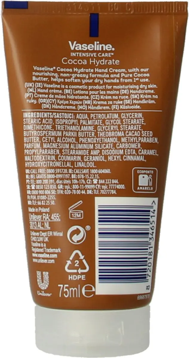 Vaseline Handcreme Cacoa 75ml