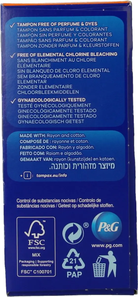 Tampax Tampons Super Plus - 20 Stuks - afbeelding 6 van 6