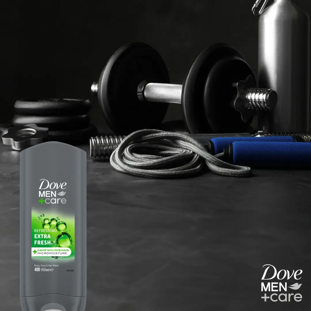 Dove Men+Care Extra Fresh Douchegel 400ml - afbeelding 11 van 11