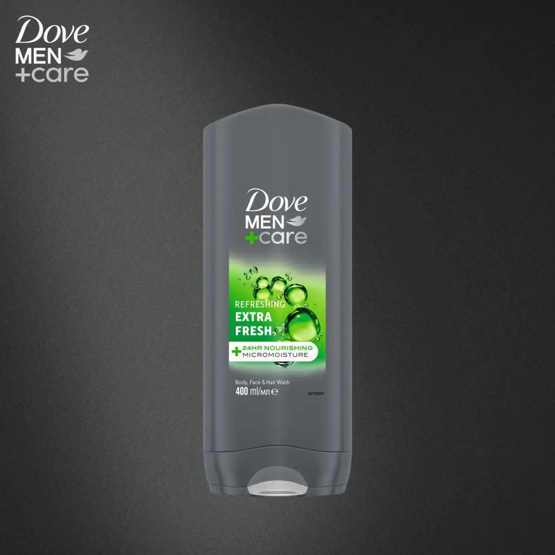 Dove Men+Care Extra Fresh Douchegel 400ml - afbeelding 8 van 11