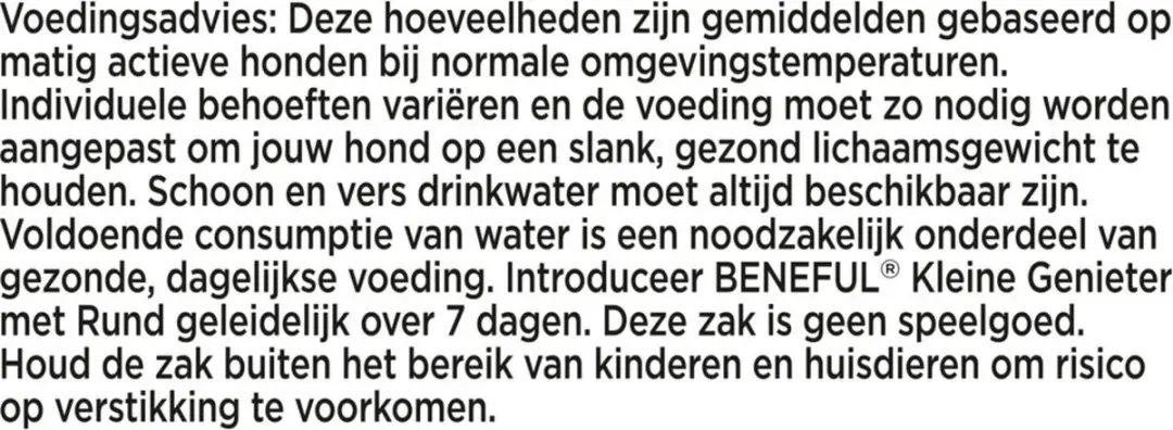 Purina Beneful Kleine Genieter Rund & Groente Hondenvoer 1.4kg - afbeelding 6 van 6