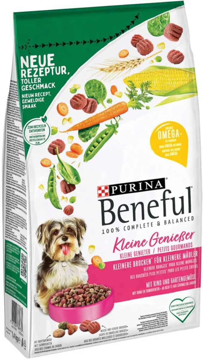Purina Beneful Kleine Genieter Rund & Groente Hondenvoer 1.4kg