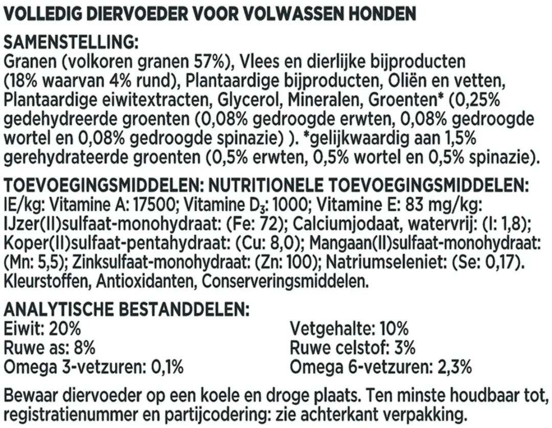 Purina Beneful Original Rund & Groente Hondenvoer 1.4kg - afbeelding 3 van 6