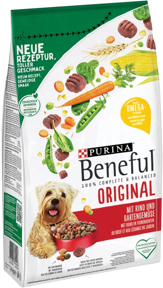 Purina Beneful Original Rund & Groente Hondenvoer 1.4kg