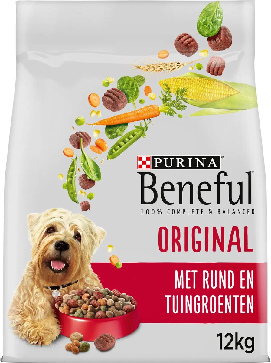 Purina Beneful Original Rund & Groente Hondenvoer 1.4kg - afbeelding 5 van 6