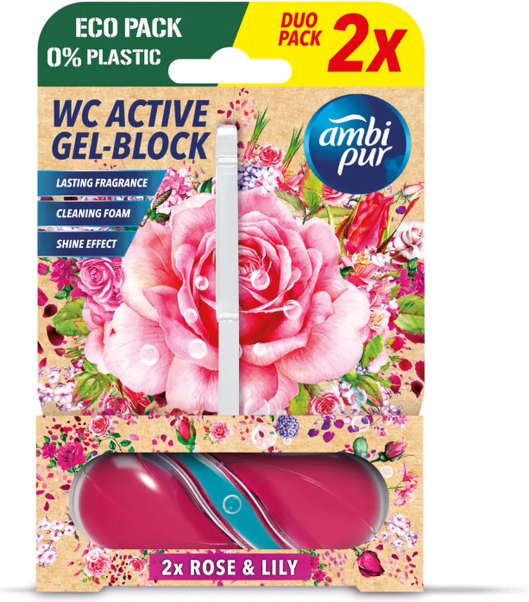Ambi Pur Toiletblok Roos & Lelie