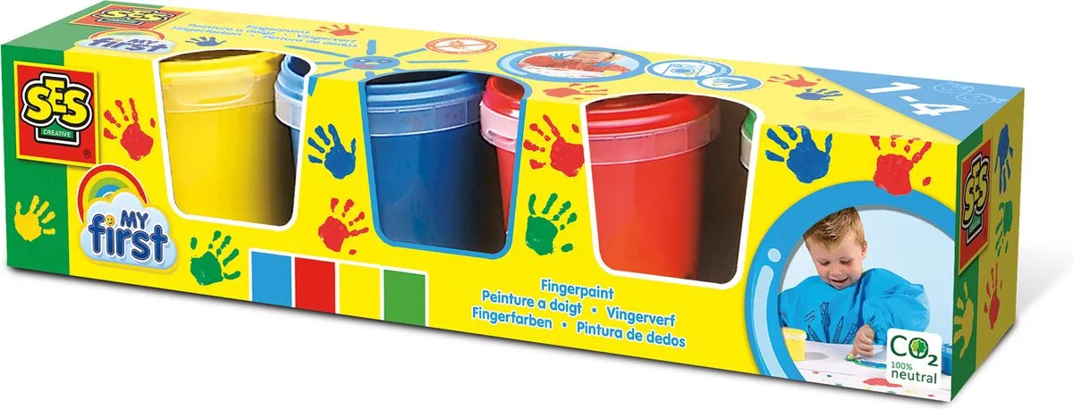 SES Creative My First Vingerverf 4x145ml