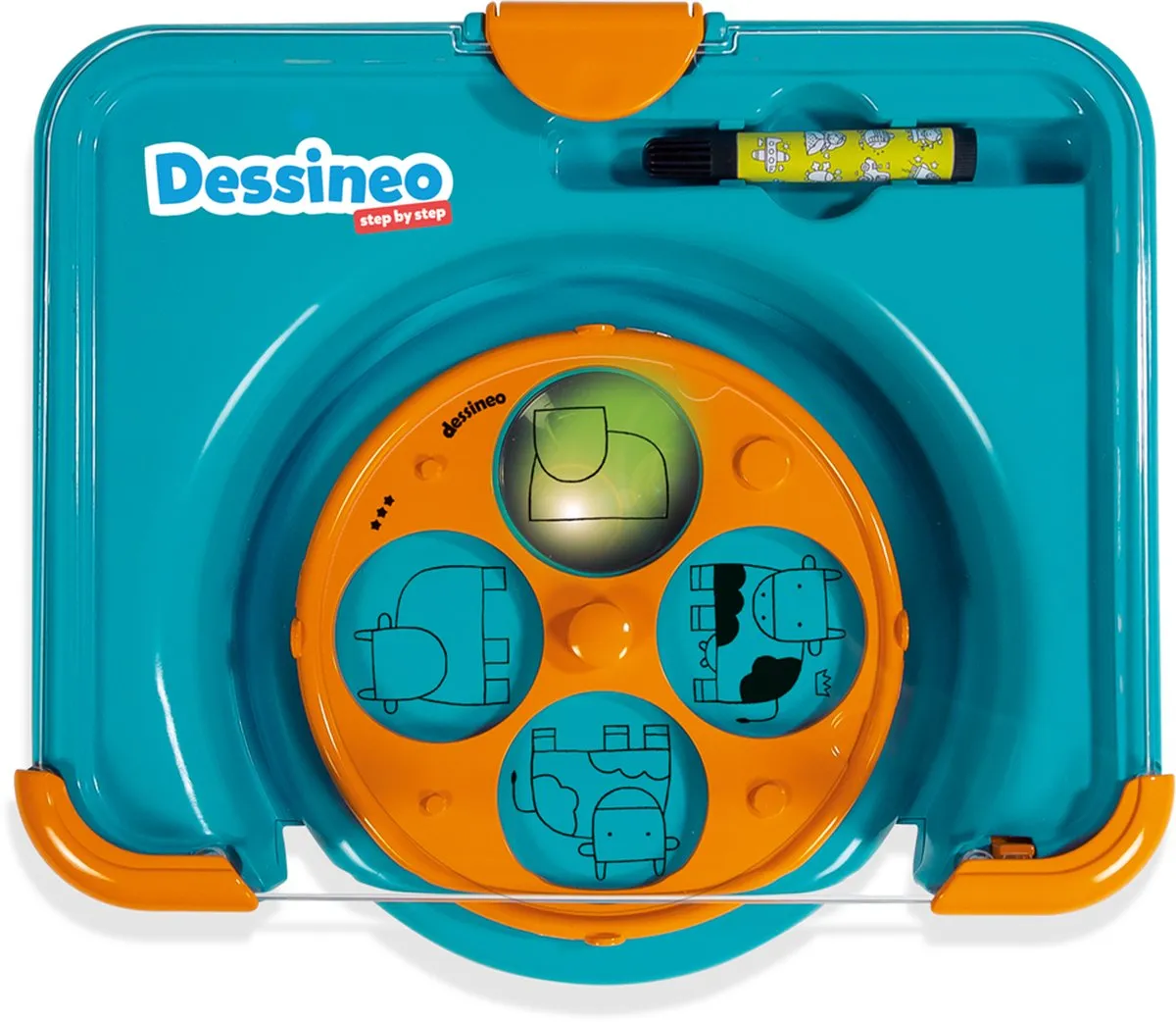 Jumbo Dessineo Tekentafel Hobbypakket - 30 Stickers - 10 A4 Bladen
