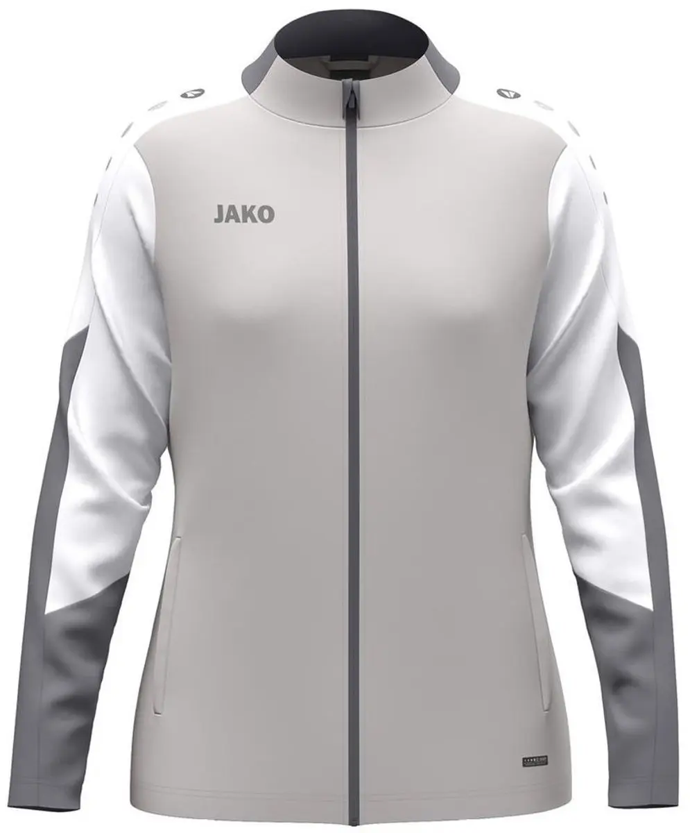 Jako Dynamic Polyestervest Dames XL - Lichtgrijs/Wit - afbeelding 6 van 6