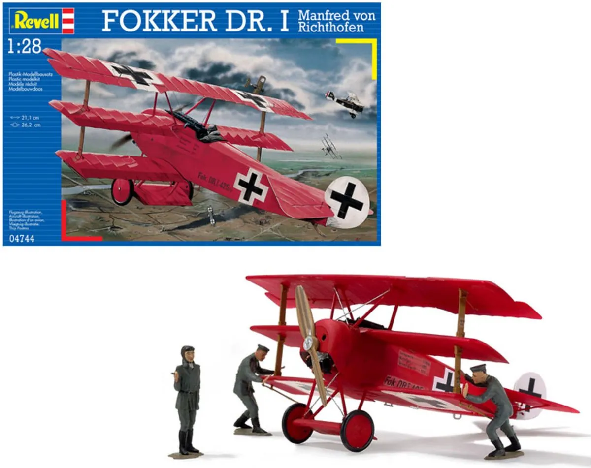 Revell Fokker Dr.I 04744 Modelbouwpakket