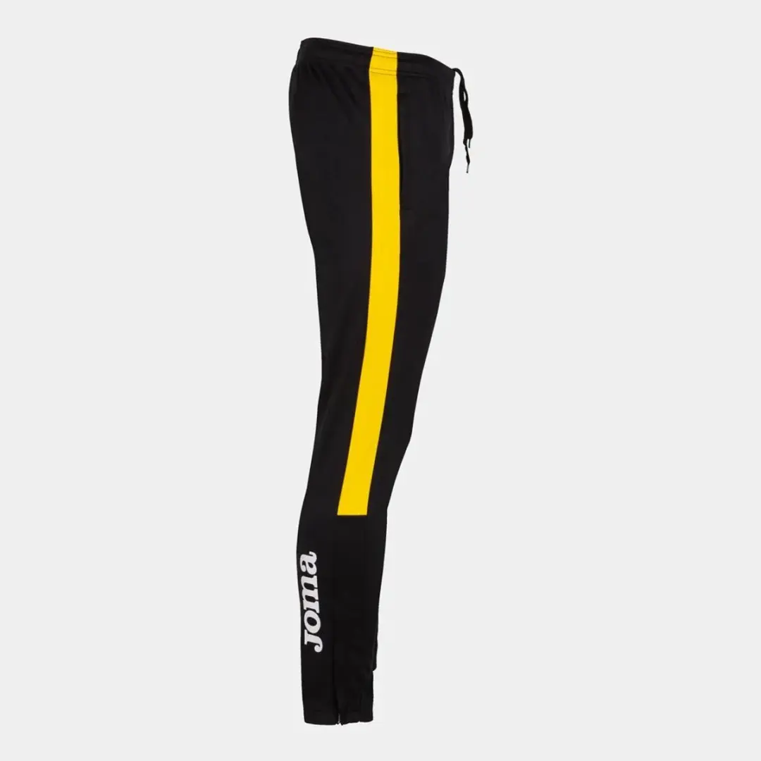 Joma Eco Championship Broek S - Zwart/Geel
