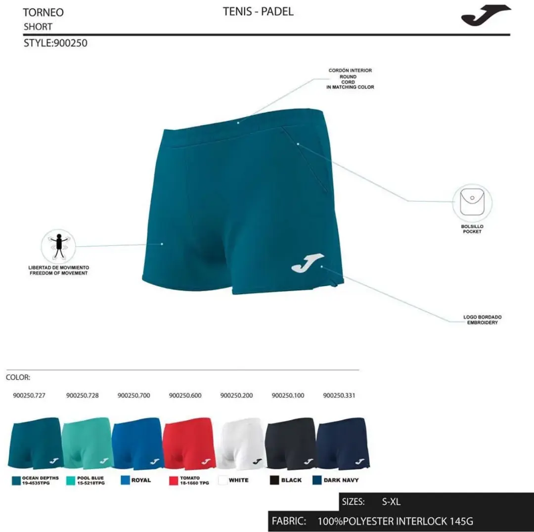 Joma Hobby Korte Broek M - Groen