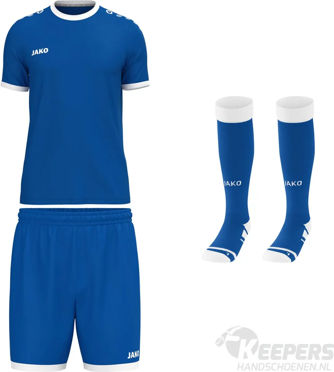Jako One Keeperstenue Blauw Korte Mouwen