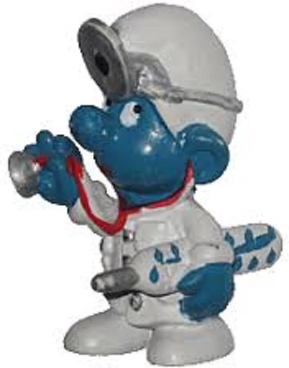 Schleich Dokter Smurf Speelfiguur