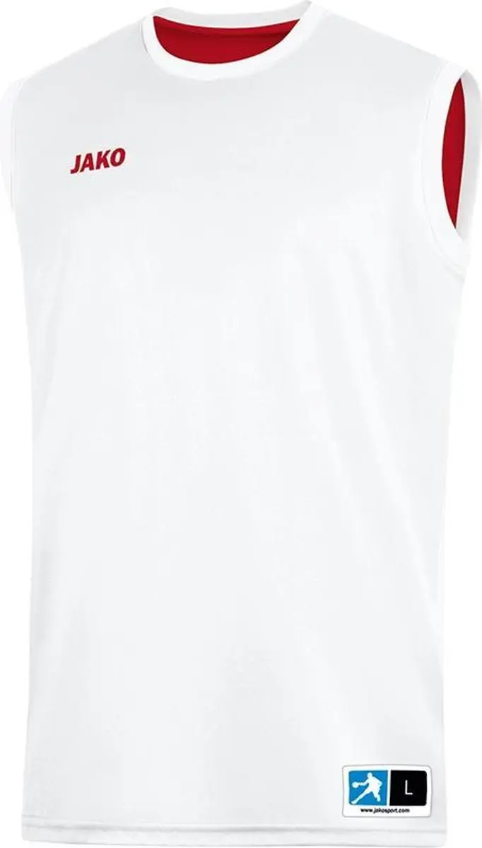 Jako Change 2.0 Reversible Shirt Heren - XL - Wit/Rood