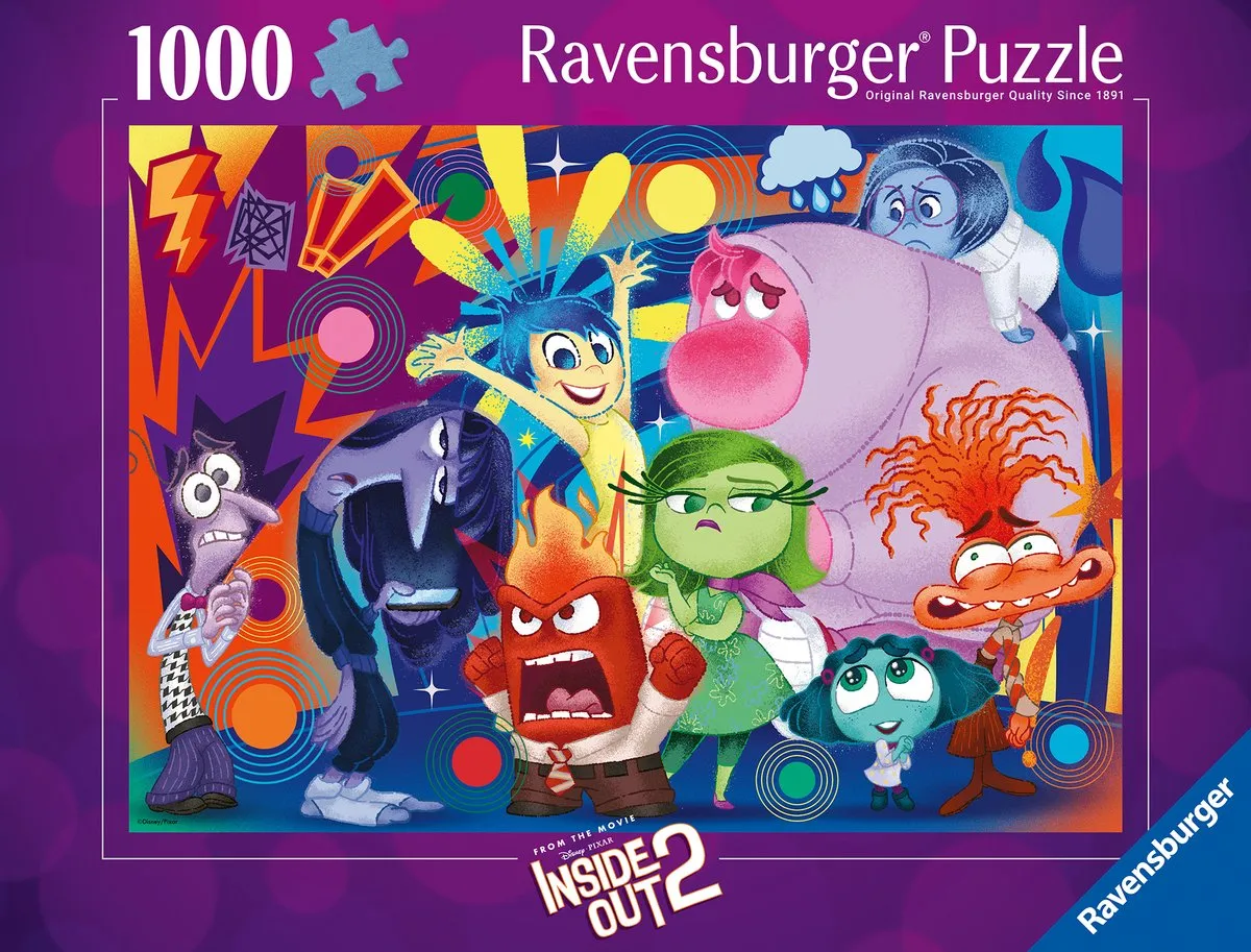 Ravensburger Inside Out 2 Legpuzzel 1000 Stuks - Multicolor