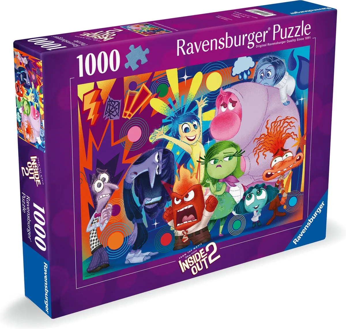 Ravensburger Inside Out 2 Legpuzzel 1000 Stuks