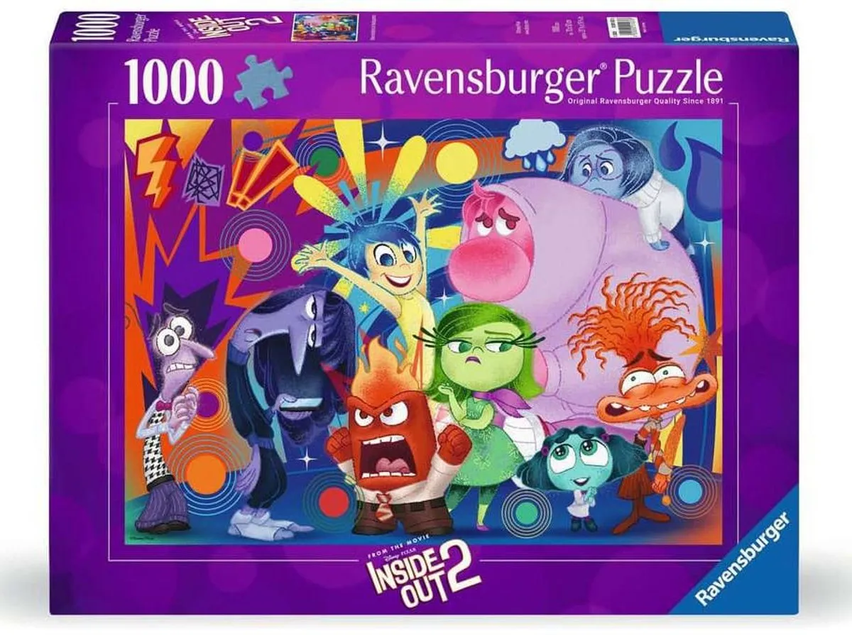 Ravensburger Inside Out 2 Legpuzzel 1000 Stuks - Multicolor