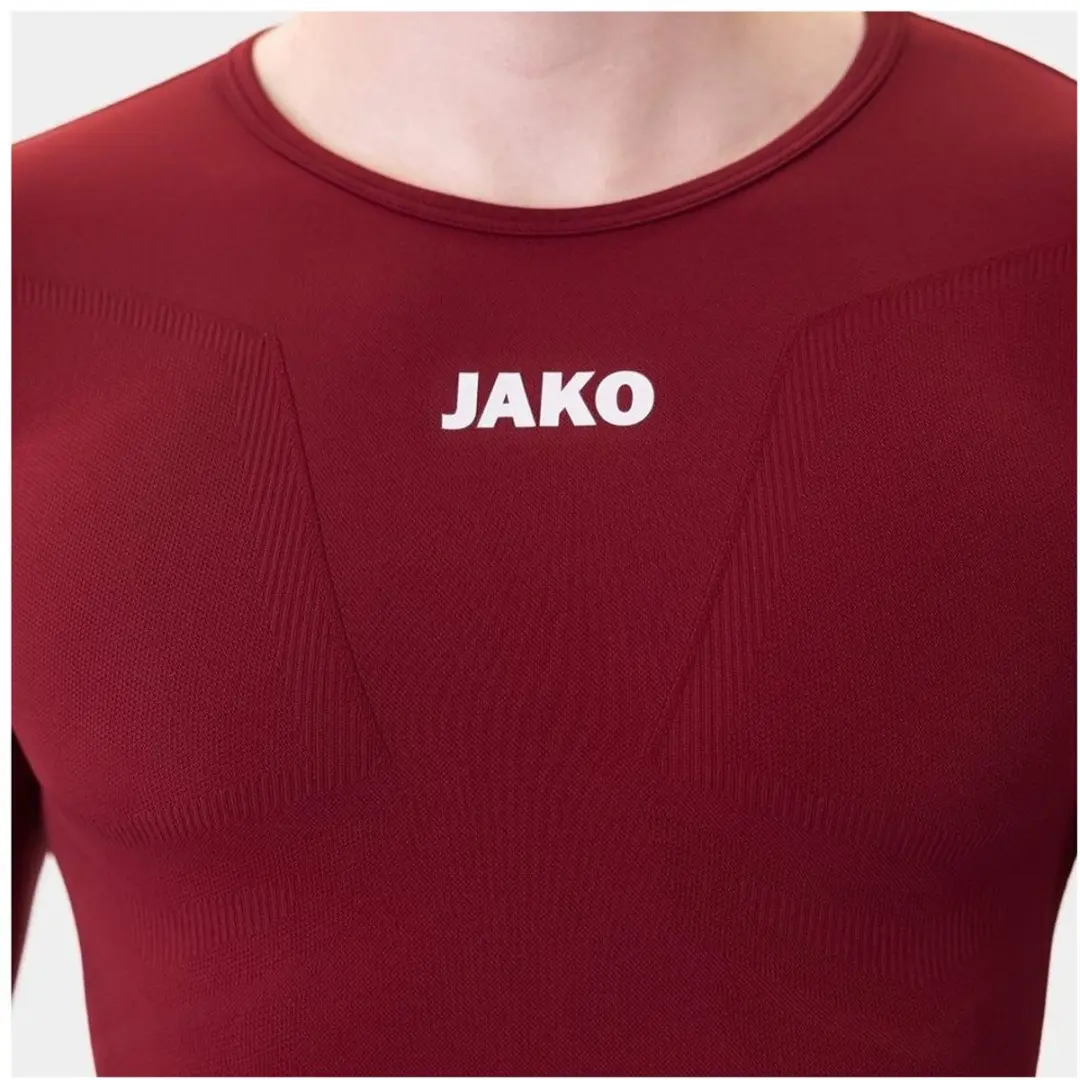 Jako Comfort 2.0 Longsleeve Heren - Wijnrood S
