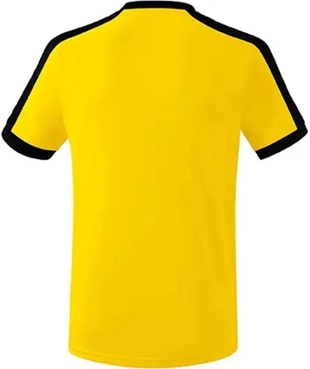 Erima Retro Star Shirt Heren - Zwart/Geel S