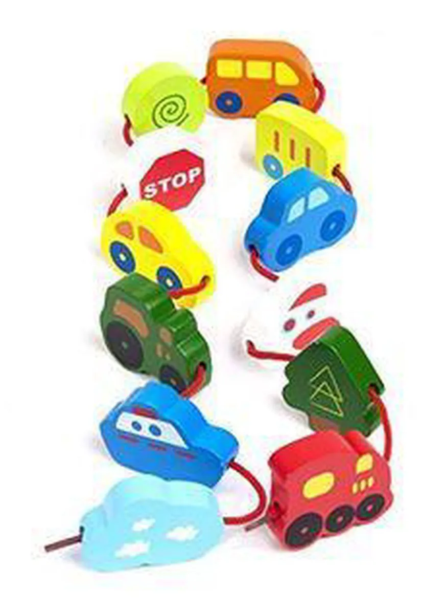 Hape Thread Game Vehicles E0905 - Multi