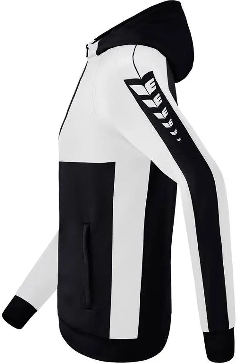 Erima Six Wings Trainingsjack Kinderen 164 - Zwart/Wit