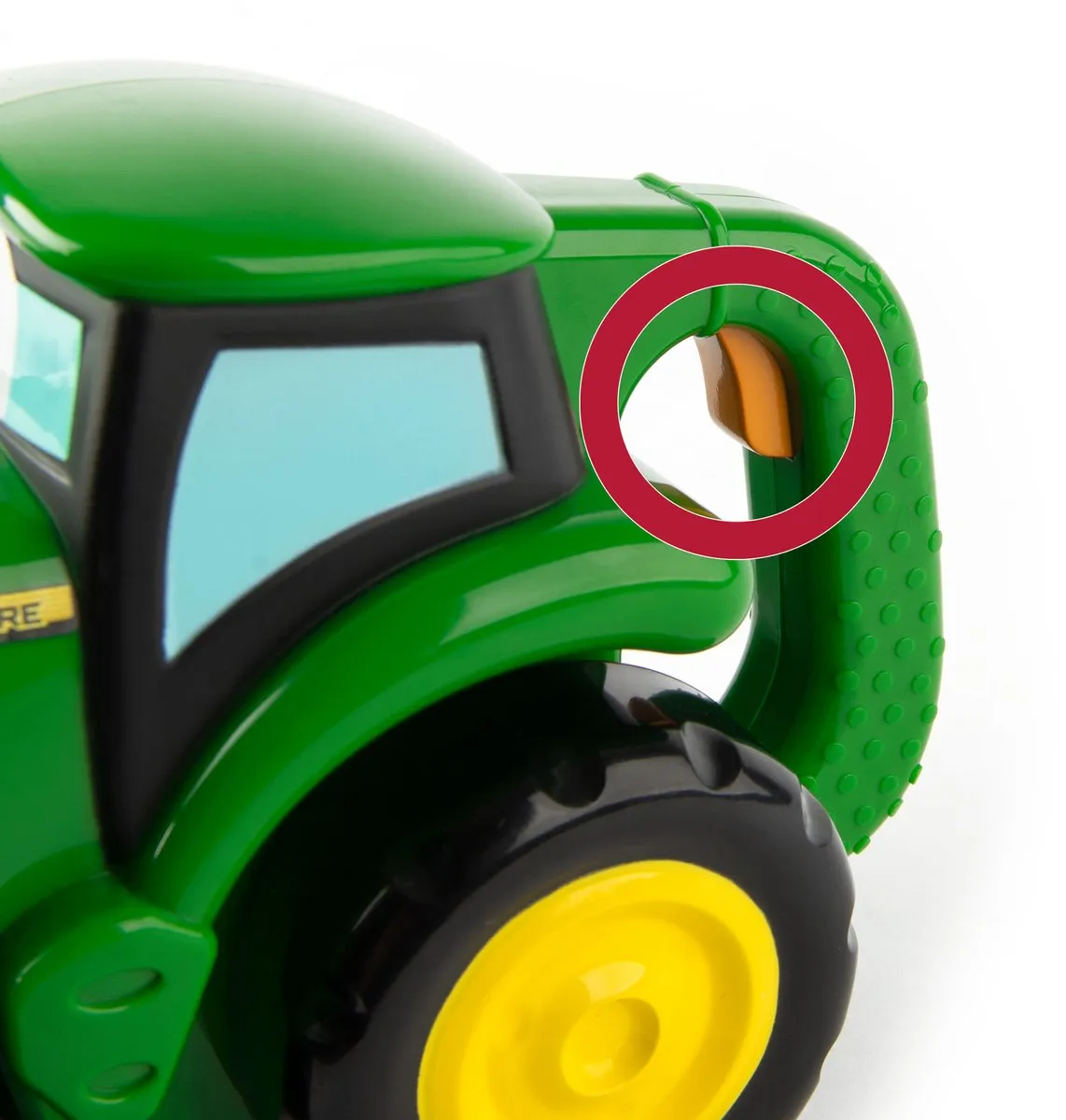 Tomy Johnny Duwtractor met Zaklamp John Deere B47216 - Groen
