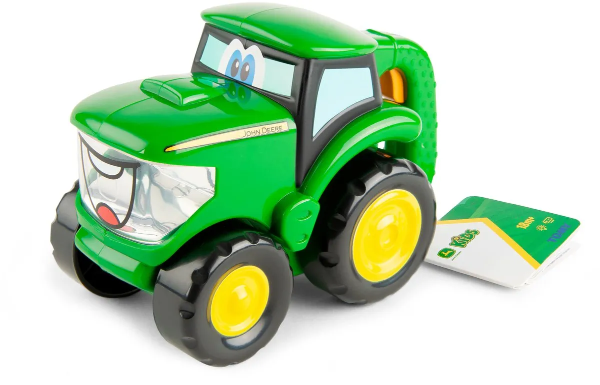 Tomy Johnny Duwtractor met Zaklamp John Deere B47216 - Groen