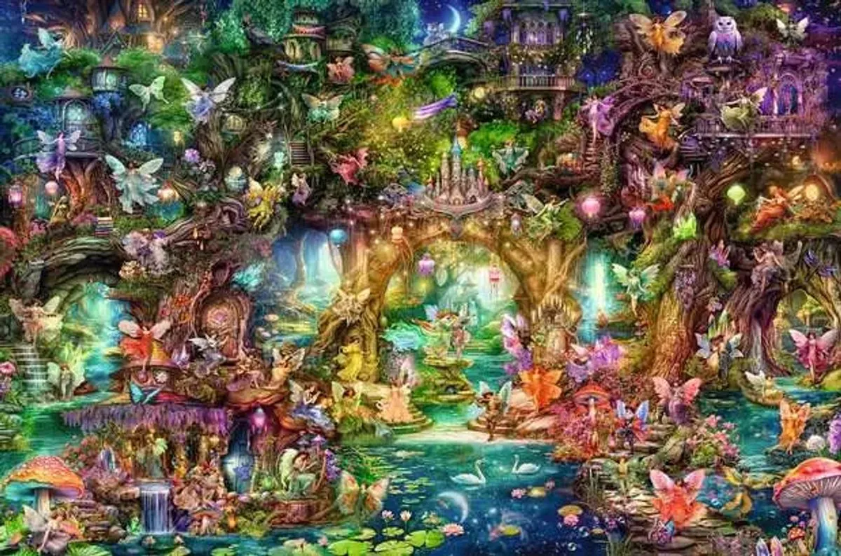 Ravensburger De Verborgen Wereld van de Elfjes Legpuzzel 4000 Stuks