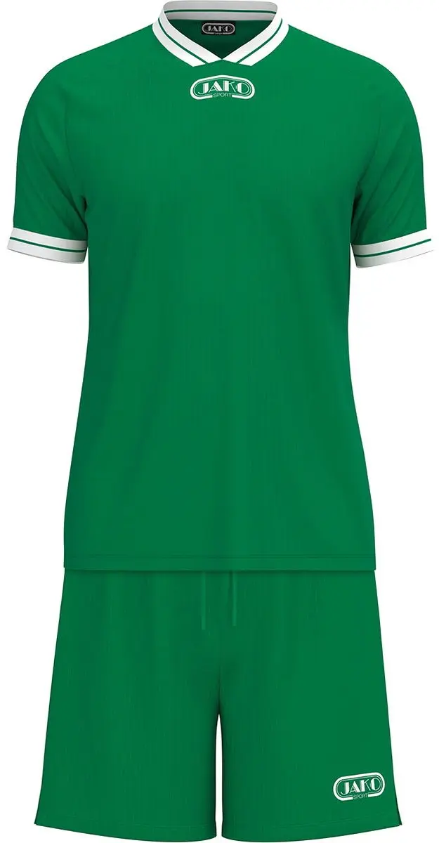 JAKO Retro Short Kinderen 164 - Sportgroen