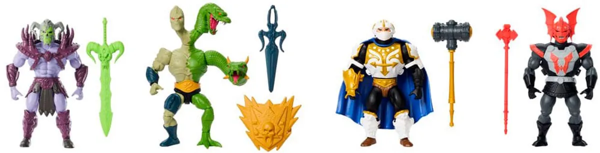 Mattel Masters of the Universe Origins 4-Pack Action Figuren - MATTJFX05 - Multi