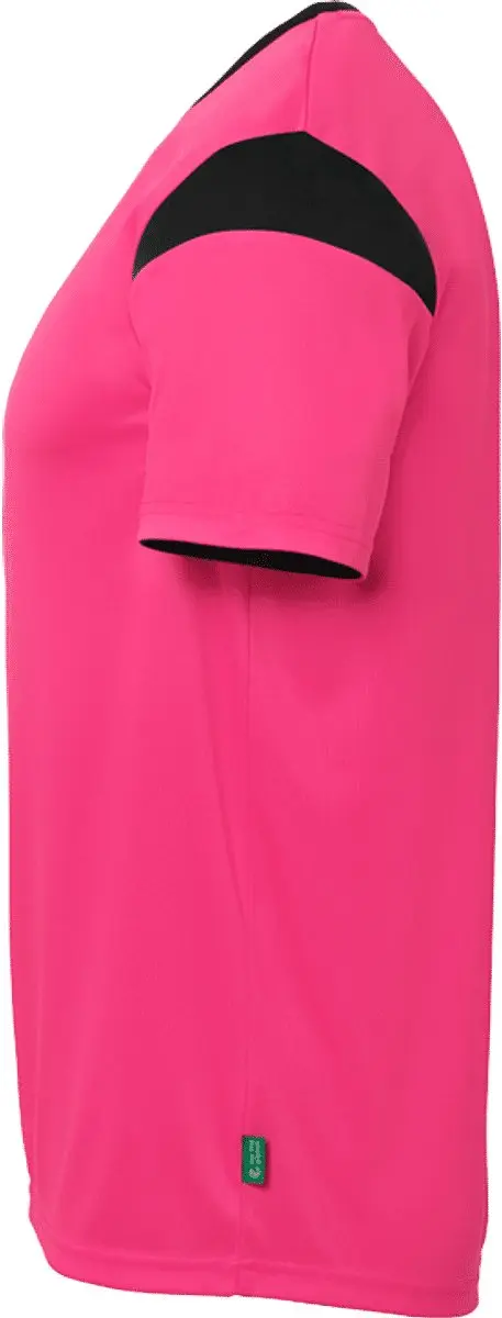 Uhlsport Squad 27 Shirt Korte Mouw Kinderen 128 - Roze/Zwart