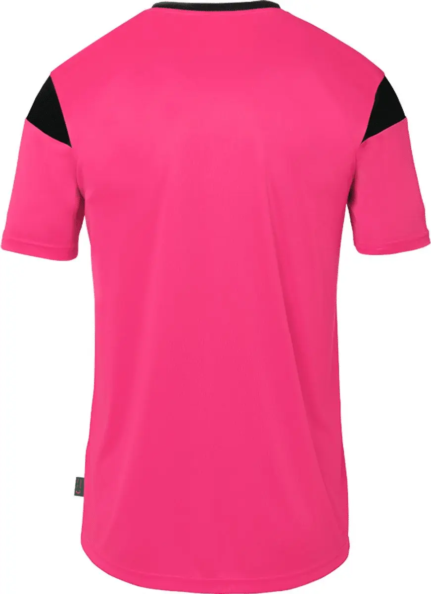 Uhlsport Squad 27 Shirt Korte Mouw Kinderen 128 - Roze/Zwart