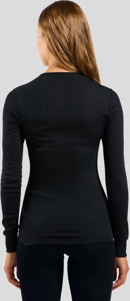 ODLO Women's ACTIVE WARM ECO Long-Sleeve Top - XXXL - Zwart - afbeelding 3 van 6