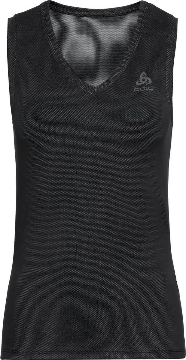 ODLO BL TOP V-neck Singlet ACTIVE F-DRY LIGHT - XS - Wit - afbeelding 5 van 6