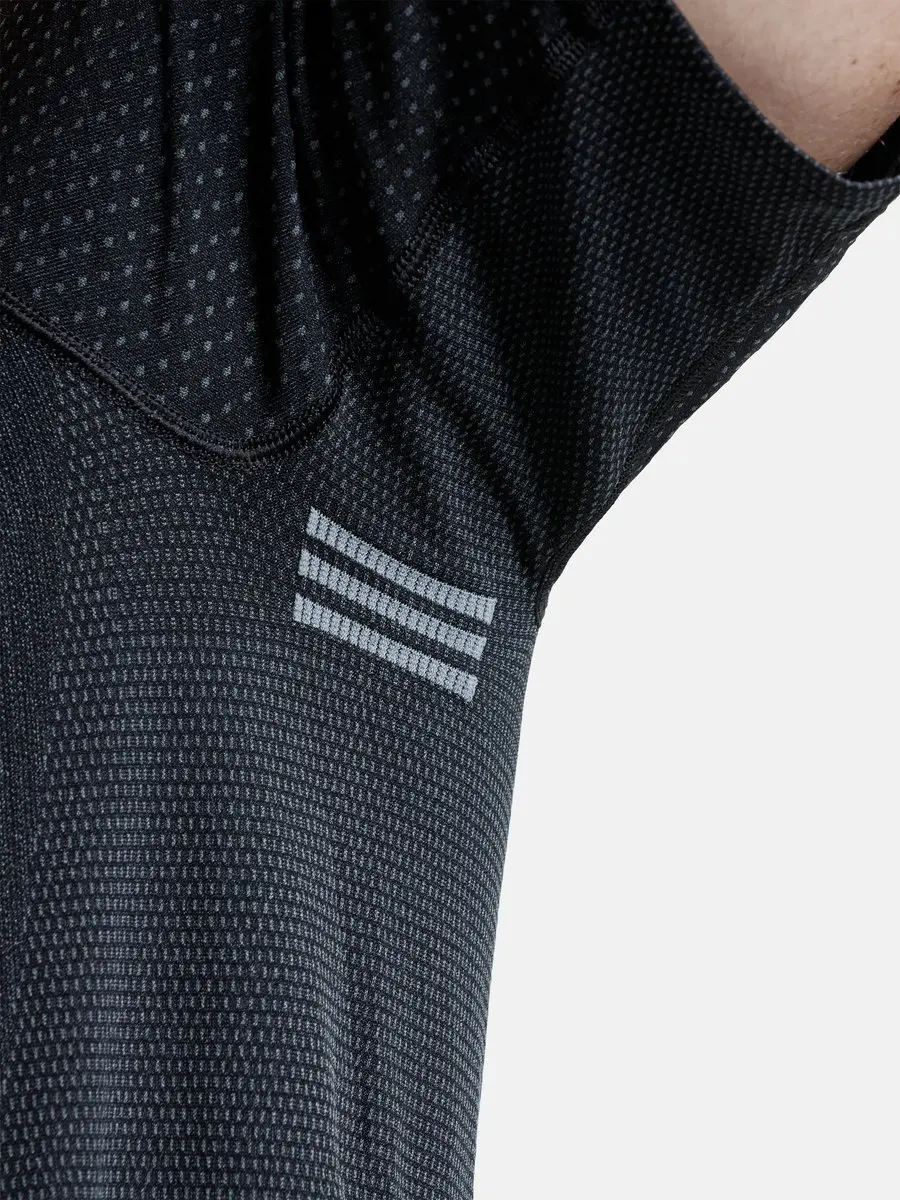 X-Bionic Xceed Hardloopshirt Korte Mouwen Heren - M - X Zwart/Rhinogrijs