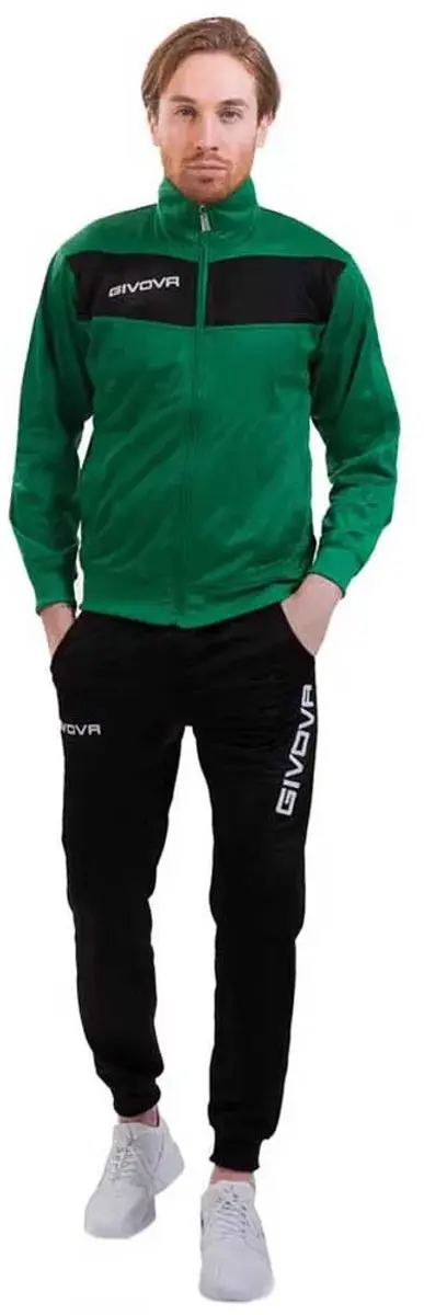 Givova Visa Trainingspak - Groen/Zwart S