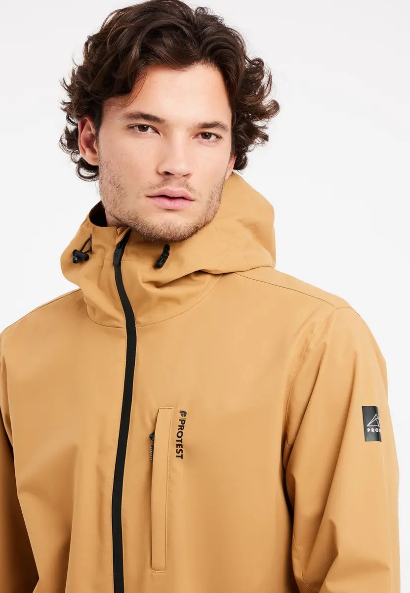 Protest PRTThoreau Regenjas Heren - L - Fudge Camel - afbeelding 5 van 6