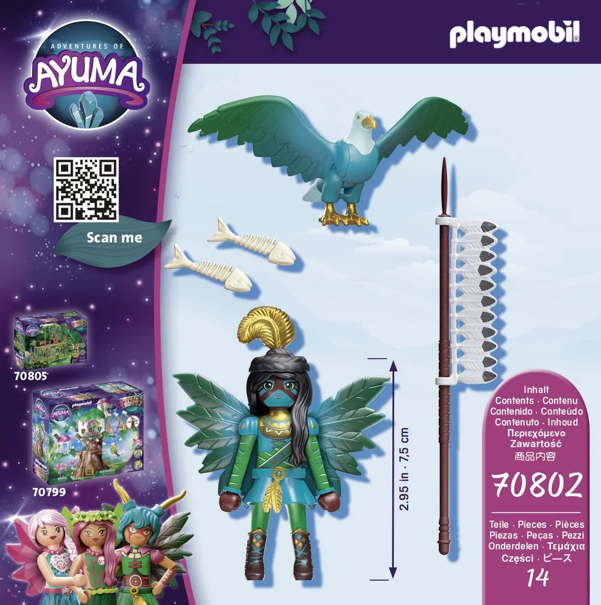 Playmobil Adventures of Ayuma Knight Fairy 70802 - Multicolor