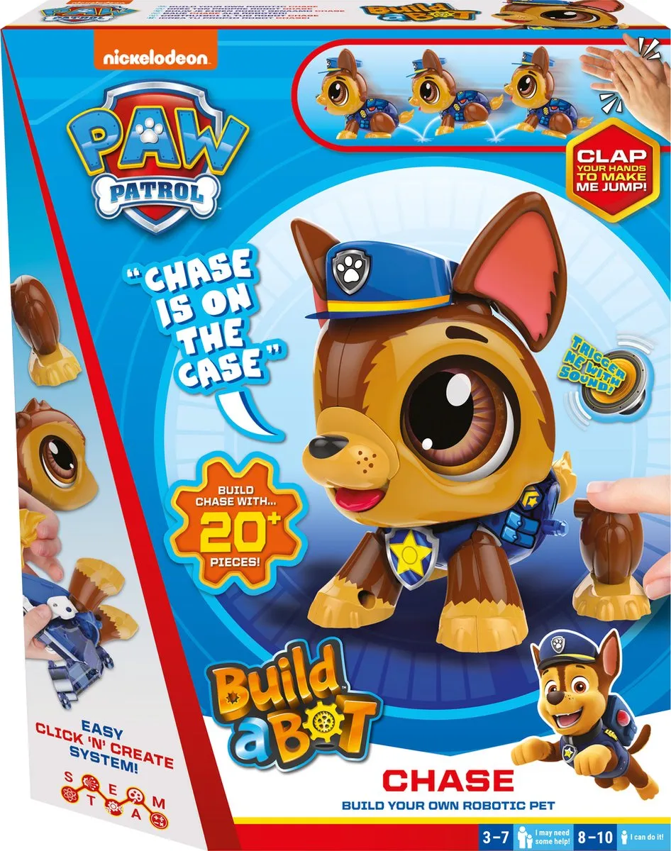Goliath Build a Bot Paw Patrol Chase Robot Bouwpakket - Multicolor - afbeelding 6 van 6