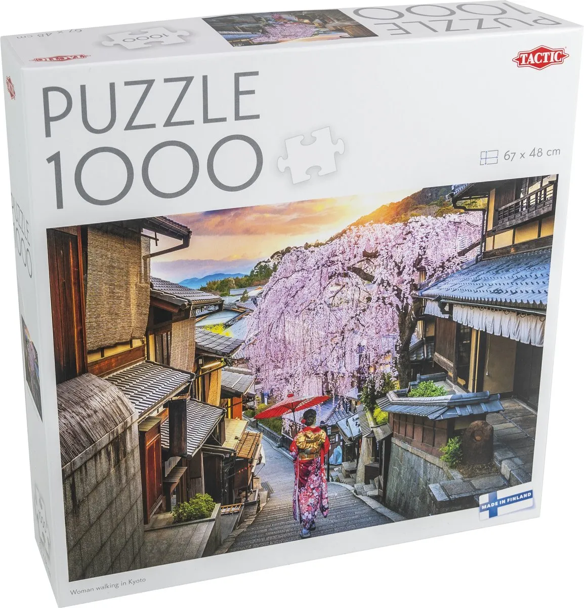 Tactic Woman Walking in Kyoto Puzzle 1000 Stuks - Meerkleurig