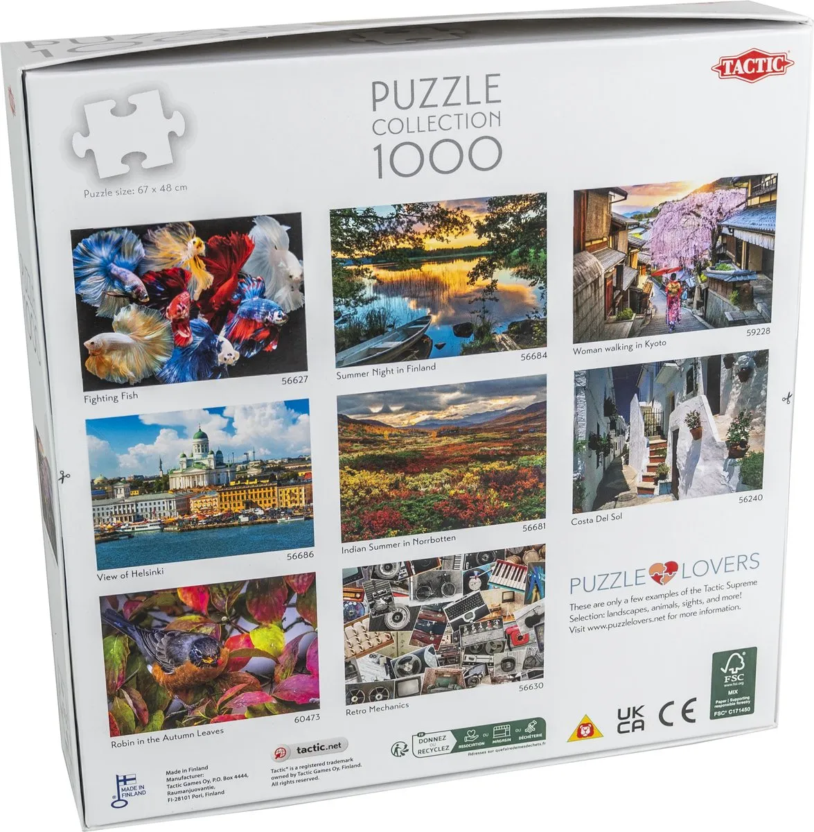 Tactic Woman Walking in Kyoto Puzzle 1000 Stuks - Meerkleurig