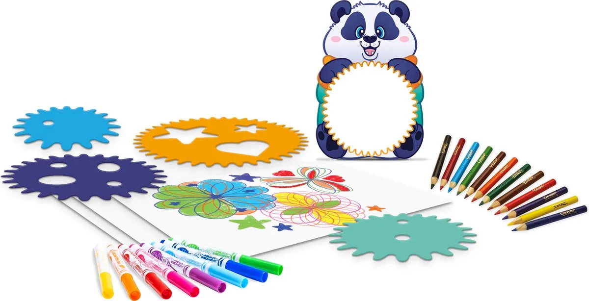 Crayola Spiraalkunstkit Knutselset - Veelkleurig - 23 Stuks