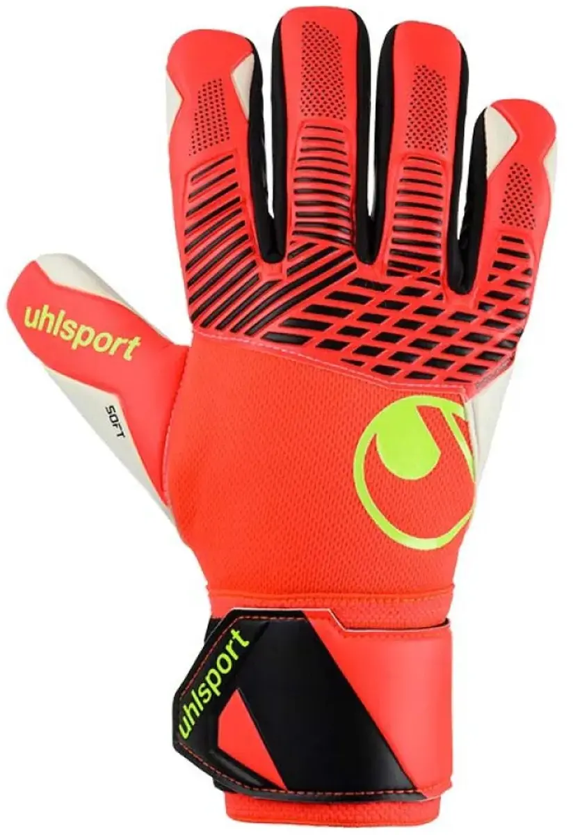 Uhlsport Fangmaschine Soft Hn Pro Keepershandschoenen Rood,Oranje 8.5