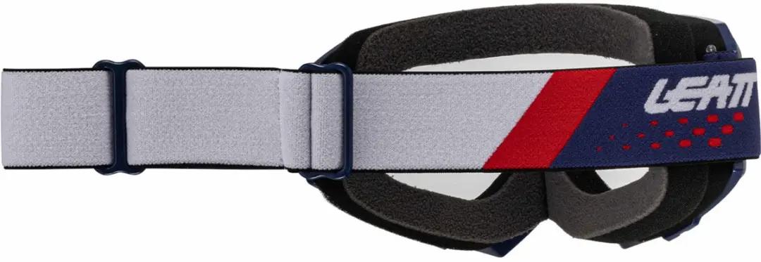 Leatt Vizion 2.5 Crossbril - Blauw/Rood/Wit - Heldere lens