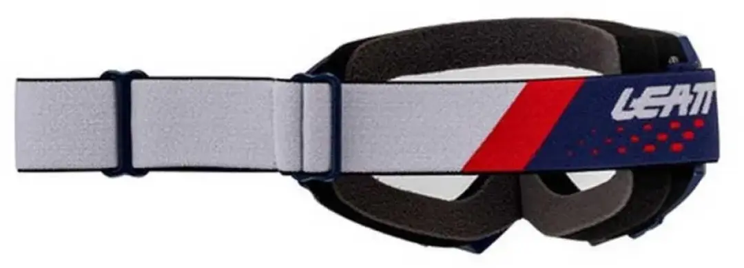 Leatt Vizion 2.5 Crossbril - Blauw/Rood/Wit - Heldere lens