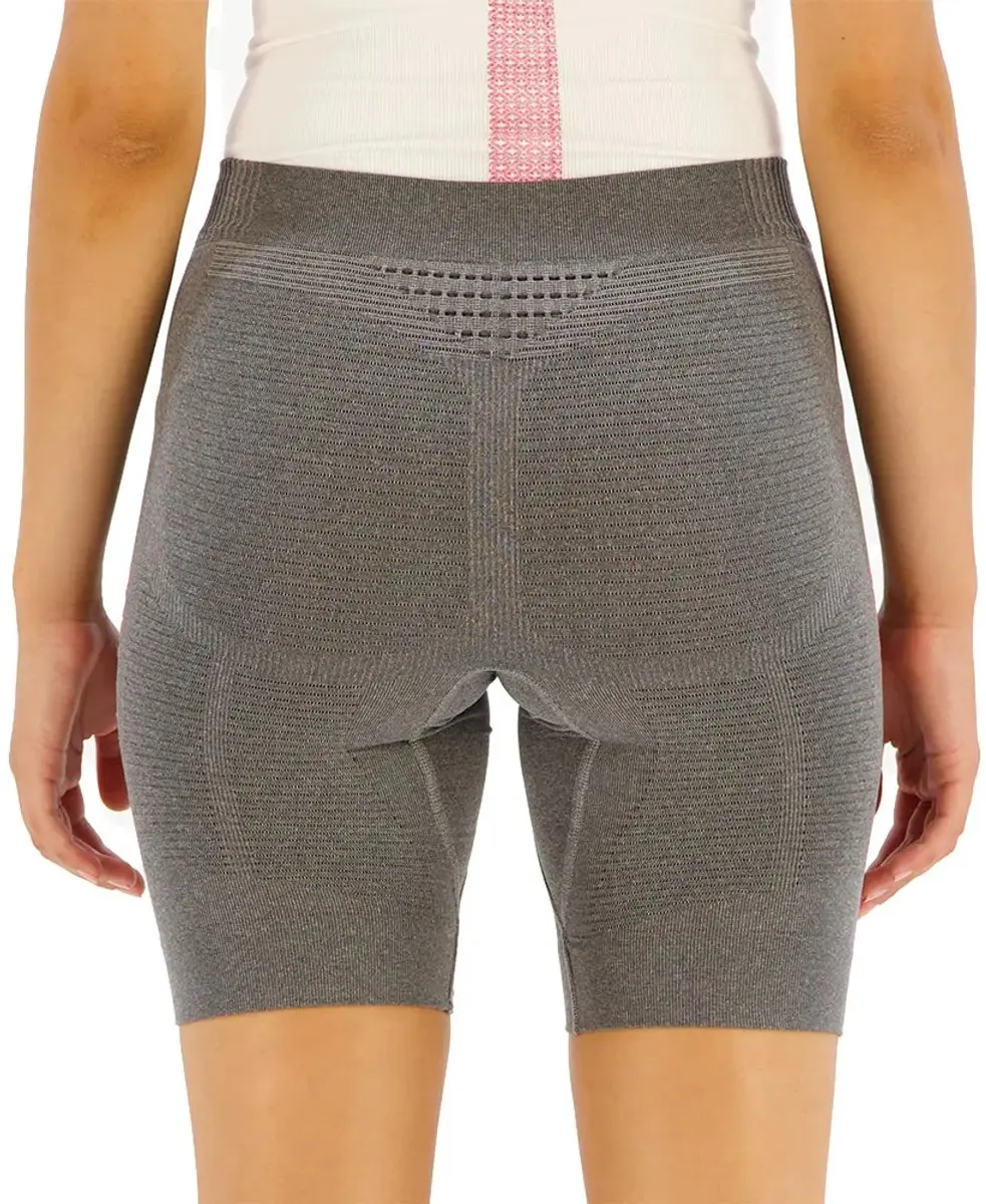 X-Bionic Regulator Korte Leggings - XS - Dolomite Grey Melange/Néon Flamingo