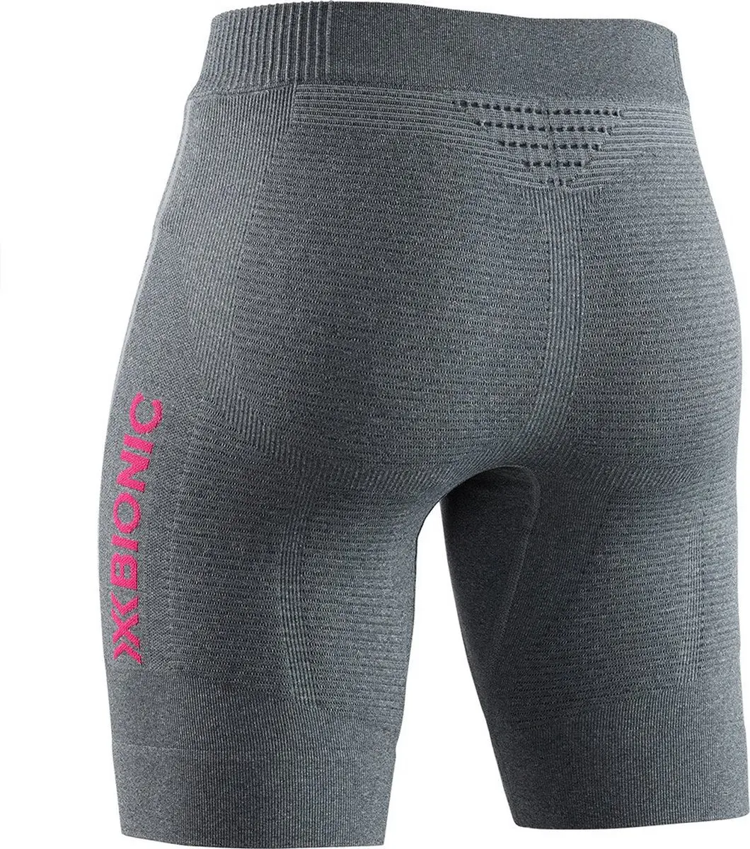X-Bionic Regulator Korte Leggings - XS - Dolomite Grey Melange/Néon Flamingo
